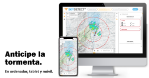 tormenta y granizo, SKYDETECT : Servicio de detección del riesgo de tormenta