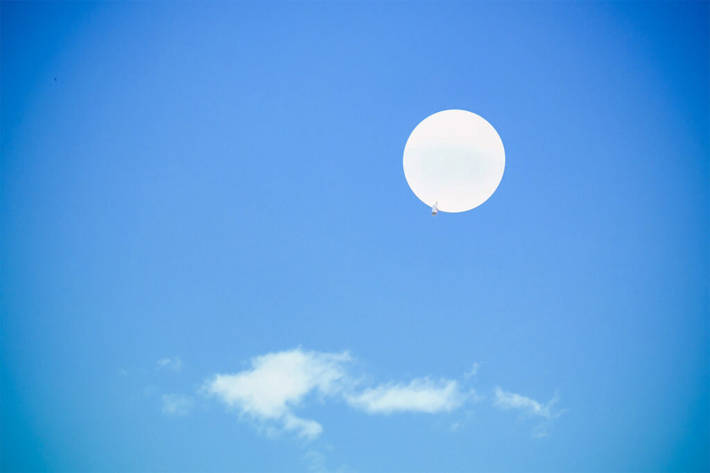 cloud seeding ballons