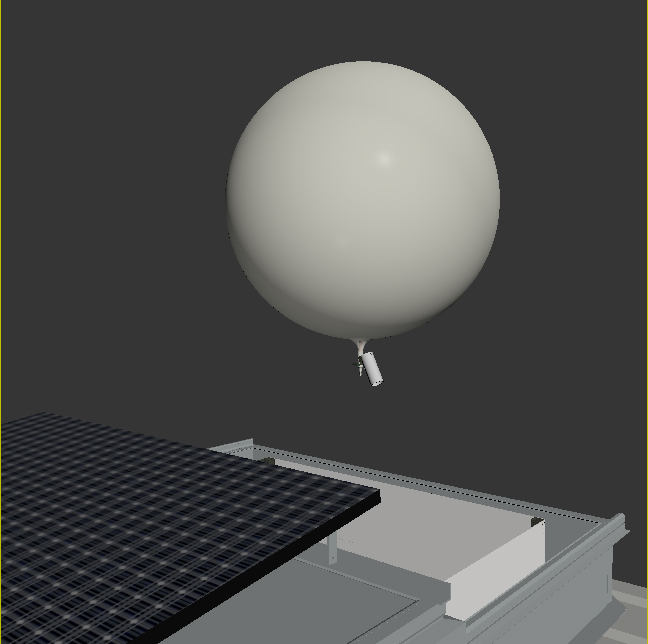 Cloud seeding ballons launcher