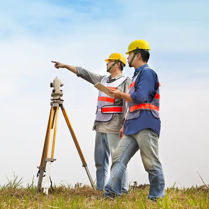Selerys field technicians conducting field measurement for a cloud seeding program evaluation